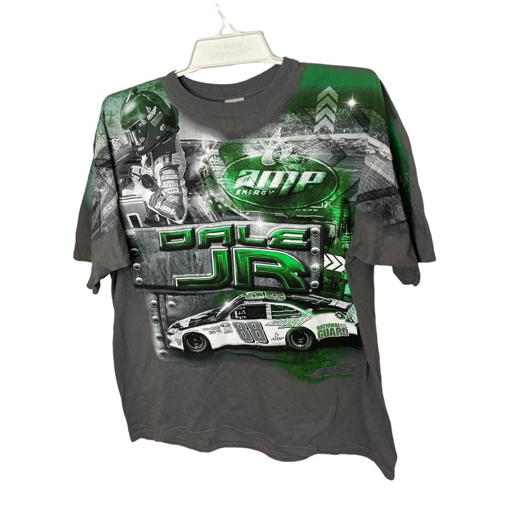 VTG Chase Dale Earnhardt Jr All over Print double sided graphic‎ T-shirt 3XL